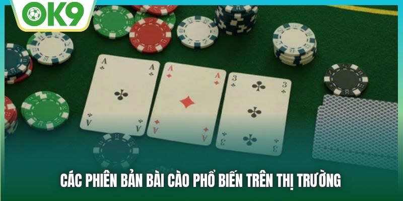 Các phiên bản bài cào phổ biến trên thị trường