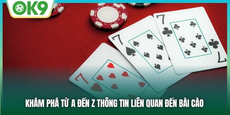 Khám phá từ A đến Z thông tin liên quan đến bài cào